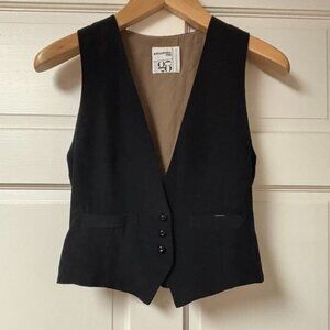 Barneys New York Black Vest XS